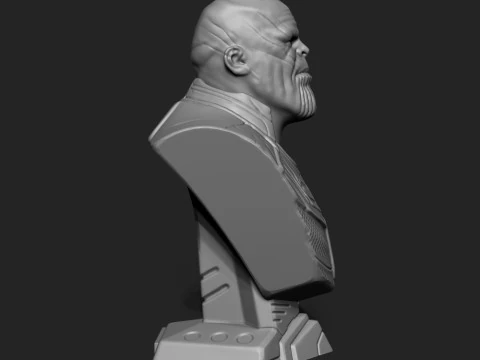 Thanos Bust 3D print model 3D print model 3D Print Model