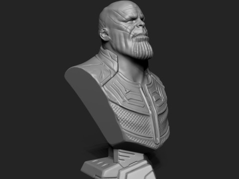 Thanos Bust 3D print model 3D print model 3D प्रिंट मॉडल