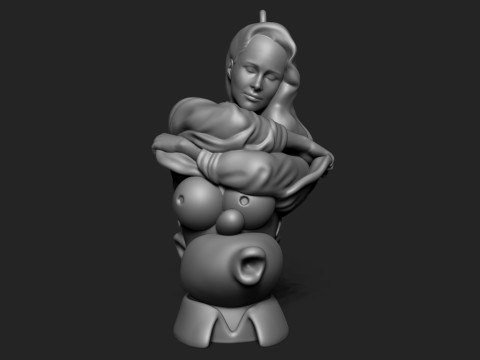 The Simpsons Keychain 3D 打印模型