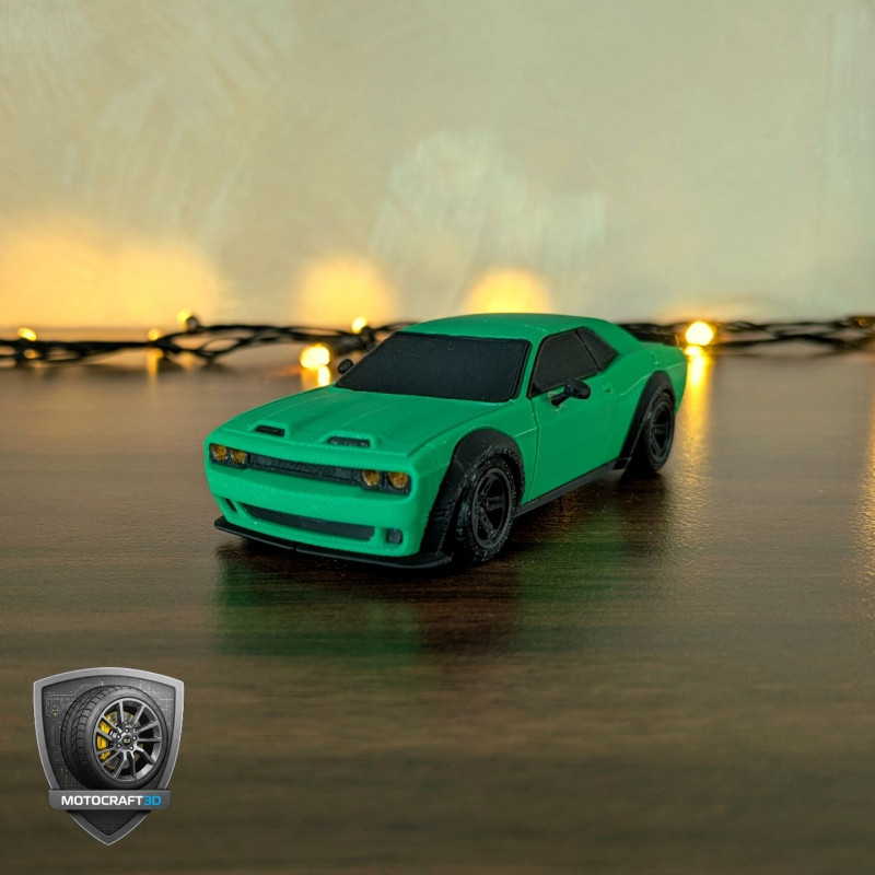 Bold Muscle Car - Printable - STL files - Personal Use 3D 프린트 모델 .c4d .max .obj .3ds .fbx .stl .blend