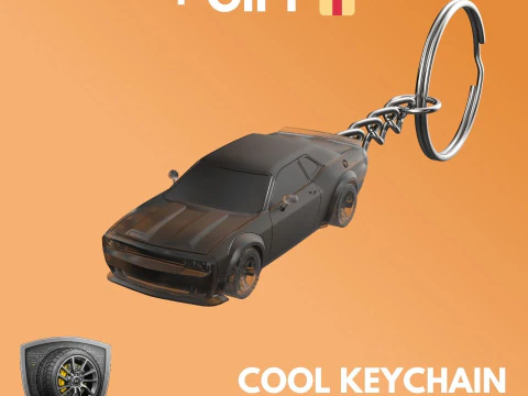 Bold Muscle Car - Printable - STL files - Personal Use 3D Print Model