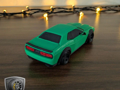 Bold Muscle Car - Printable - STL files - Personal Use 3D Print Model