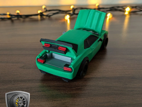 Bold Muscle Car - Printable - STL files - Personal Use 3D 프린트 모델