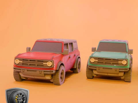 Awesome Off-Roader - Printable - STL files - Personal Use Modèles 3D en vedette