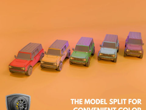 Awesome Off-Roader - Printable - STL files - Personal Use 3D Print Model