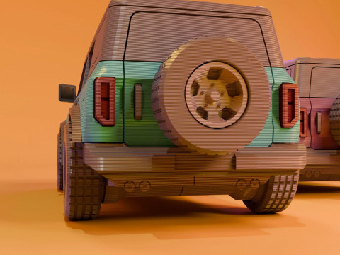 Awesome Off-Roader - Printable - STL files - Personal Use Modèles 3D en vedette