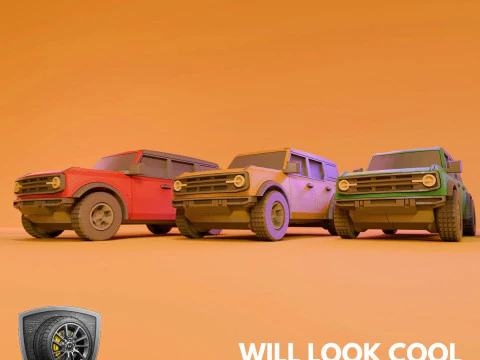 Awesome Off-Roader - Printable - STL files - Personal Use 3D Print Model