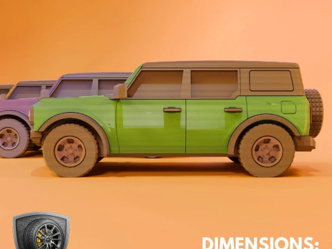 Awesome Off-Roader - Printable - STL files - Personal Use 3D Print Model