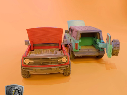 Awesome Off-Roader - Printable - STL files - Personal Use Modèles 3D en vedette