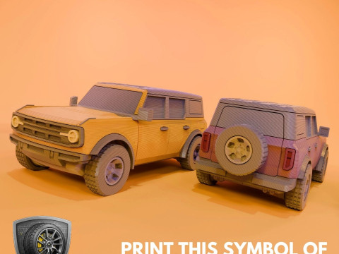 Awesome Off-Roader - Printable - STL files - Personal Use Modèles 3D en vedette