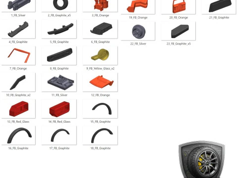 Awesome Off-Roader - Printable - STL files - Personal Use 3D Print Model