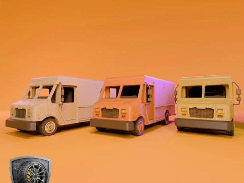Cool Van MT45 - Printable - STL files - Personal Use 3D Принт Модель
