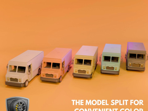 Cool Van MT45 - Printable - STL files - Personal Use 3D Принт Модель