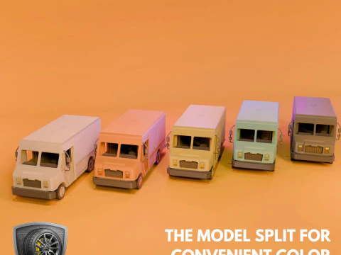 Cool Van MT45 - Printable - STL files - Personal Use 3D Print Model