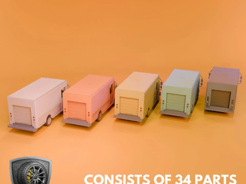 Cool Van MT45 - Printable - STL files - Personal Use 3D Print Model