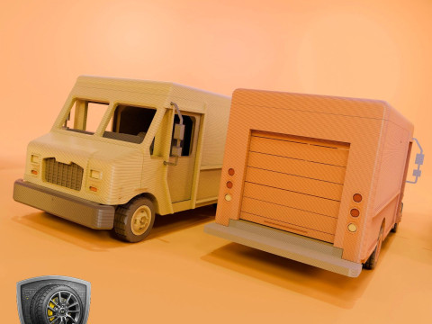 Cool Van MT45 - Printable - STL files - Personal Use 3D Принт Модель