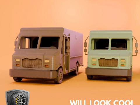 Cool Van MT45 - Printable - STL files - Personal Use 3D Принт Модель