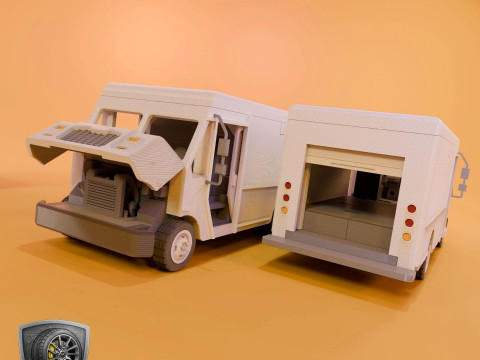 Cool Van MT45 - Printable - STL files - Personal Use 3D Принт Модель