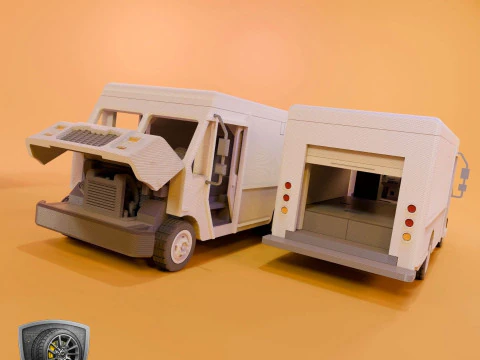 Cool Van MT45 - Printable - STL files - Personal Use 3D Print Model
