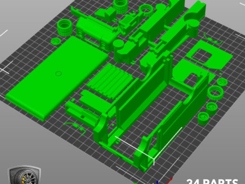 Cool Van MT45 - Printable - STL files - Personal Use 3D Принт Модель