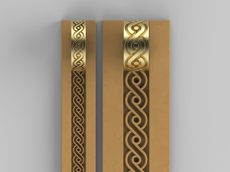 Texture Rollers Wheels for Leather Clay Patterns T001F Modello di stampa 3D .c4d .max .obj .3ds .fbx .stl .blend