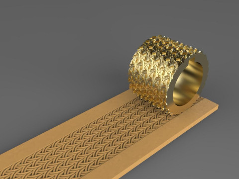 Texture Rollers Wheels for Leather Clay Patterns Ornament for Jewelery T010B 3D Print Model