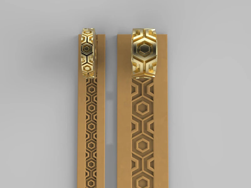 Koła z rolkami teksturowymi do sk&oacute;rzanych wzor&oacute;w glinianych Ozdoba do biżuterii T049 Model do druku 3D .c4d .max .obj .3ds .fbx .stl .blend 