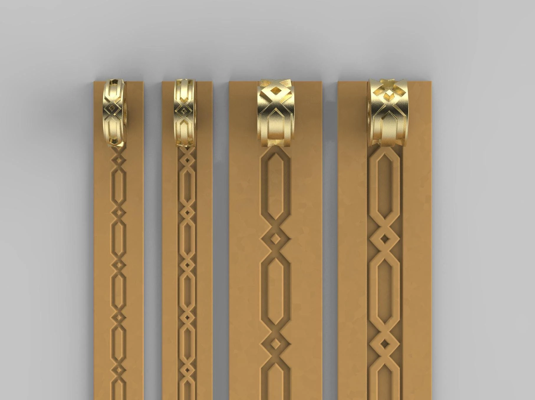 Texture Rollers Wheels for Leather Clay Patterns Ornament for Jewelery T201 3D Print Model .c4d .max .obj .3ds .fbx .stl .blend 