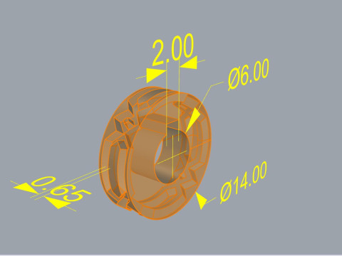 Texture Rollers Wheels for Leather Clay Patterns Ornament for Jewelery T201 Model do druku 3D