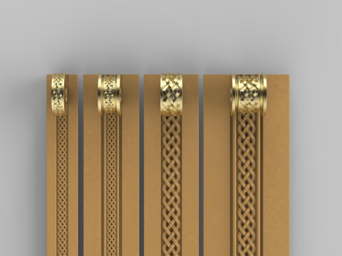 Texture Rollers Wheels for Leather Clay Patterns Ornament for Jewelery T308 Modello di stampa 3D