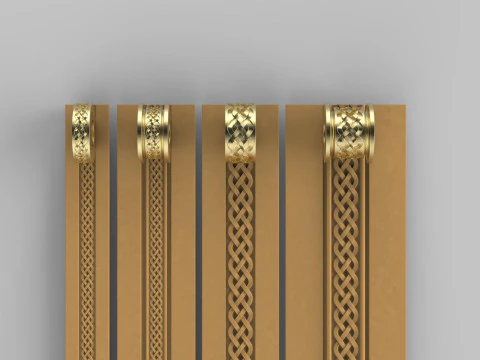 Texture Rollers Wheels for Leather Clay Patterns Ornament for Jewelery T308 3D Print Model