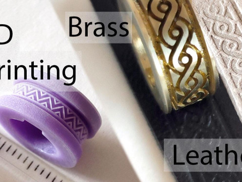 Texture Rollers Wheels for Leather Clay Patterns Ornament for Jewelery T602 3Dプリントモデル