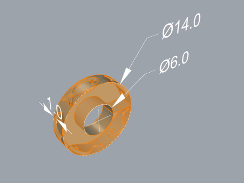 Texture Rollers Wheels for Leather Clay Patterns Ornament for Jewelery T603 3D Принт Модель
