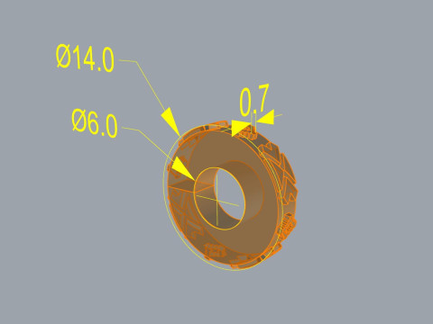 Texture Rollers Wheels for Leather Clay Patterns Ornament for Jewelery T605 3D 打印模型