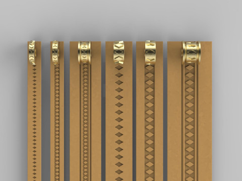 Texture Rollers Wheels for Leather Clay Patterns Ornament for Jewelery T606 3D Print Model