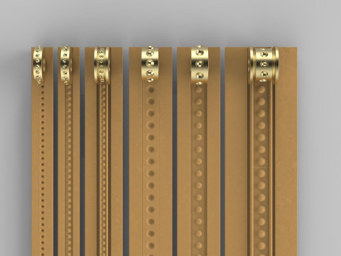 Texture Rollers Wheels for Leather Clay Patterns Ornament for Jewelery T607 Modello di stampa 3D