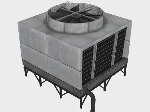 25 in 1 Stylized Rooftop Air Conditioners Collection - Game Assets - Low Poly 3D 모델