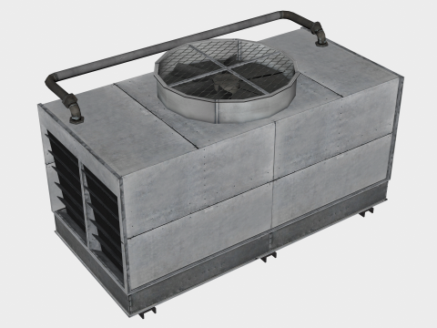 25 in 1 Stylized Rooftop Air Conditioners Collection - Game Assets - Low Poly 3D 모델