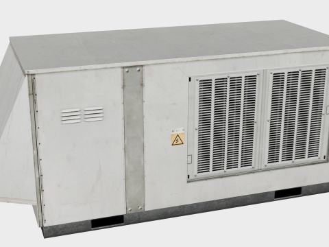25 in 1 Stylized Rooftop Air Conditioners Collection - Game Assets - Low Poly 3D 모델