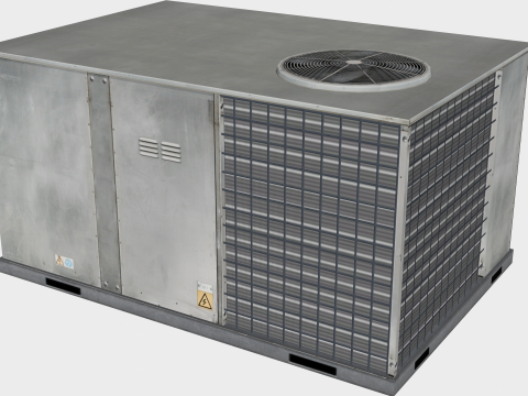 25 in 1 Stylized Rooftop Air Conditioners Collection - Game Assets - Low Poly 3D 모델