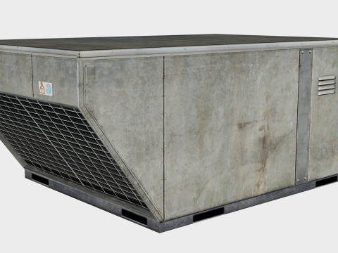 25 in 1 Stylized Rooftop Air Conditioners Collection - Game Assets - Low Poly 3D 모델
