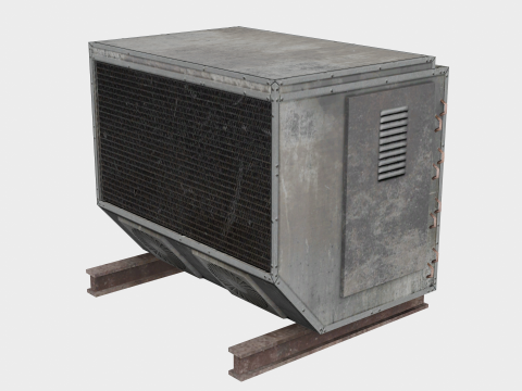 25 in 1 Stylized Rooftop Air Conditioners Collection - Game Assets - Low Poly 3D 모델