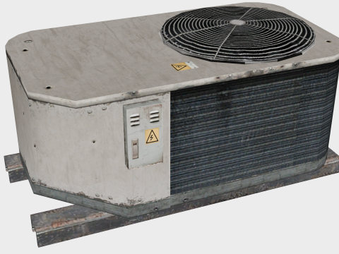 25 in 1 Stylized Rooftop Air Conditioners Collection - Game Assets - Low Poly 3D 모델