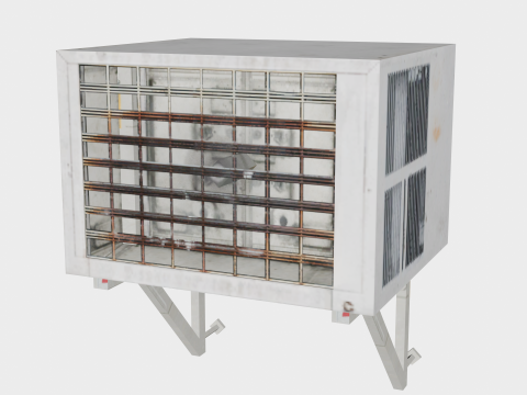 25 in 1 Stylized Rooftop Air Conditioners Collection - Game Assets - Low Poly 3D 모델