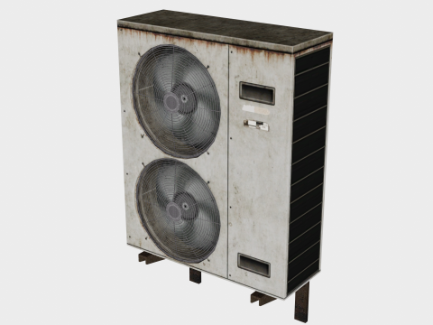 25 in 1 Stylized Rooftop Air Conditioners Collection - Game Assets - Low Poly 3D 모델