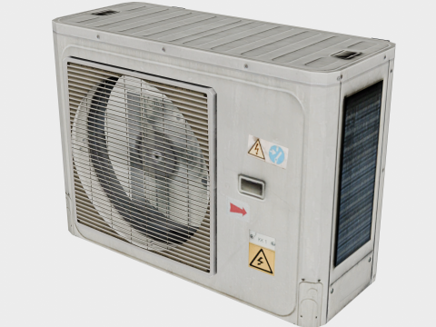 25 in 1 Stylized Rooftop Air Conditioners Collection - Game Assets - Low Poly 3D 모델