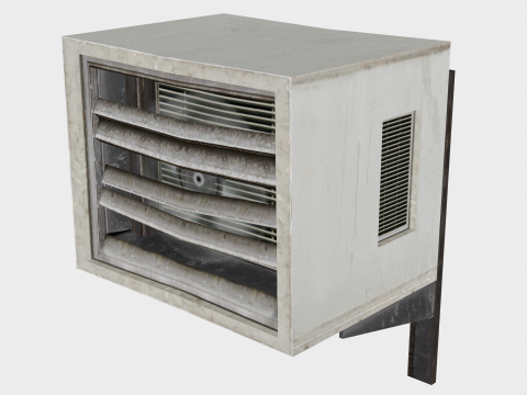 25 in 1 Stylized Rooftop Air Conditioners Collection - Game Assets - Low Poly 3D 모델