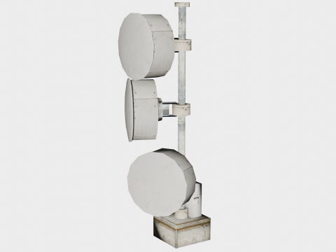 24 in 1 Communication Tower Props Collection - Game Assets - Low Poly 3D Model