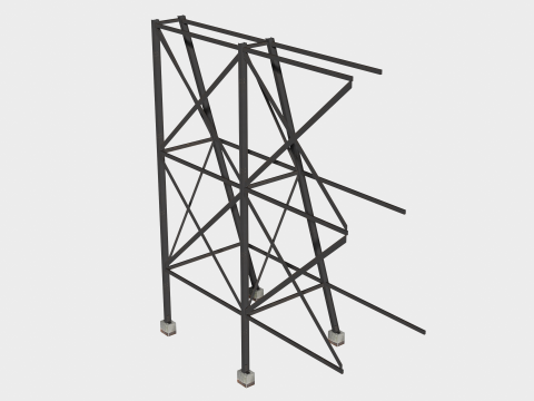 7 in 1 Billboard Frames Collection - Game Assets - Low Poly 3D 模型