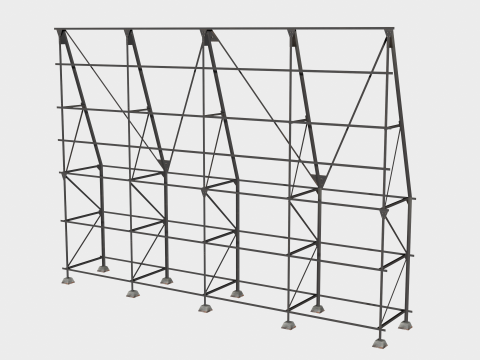 7 in 1 Billboard Frames Collection - Game Assets - Low Poly 3D 模型